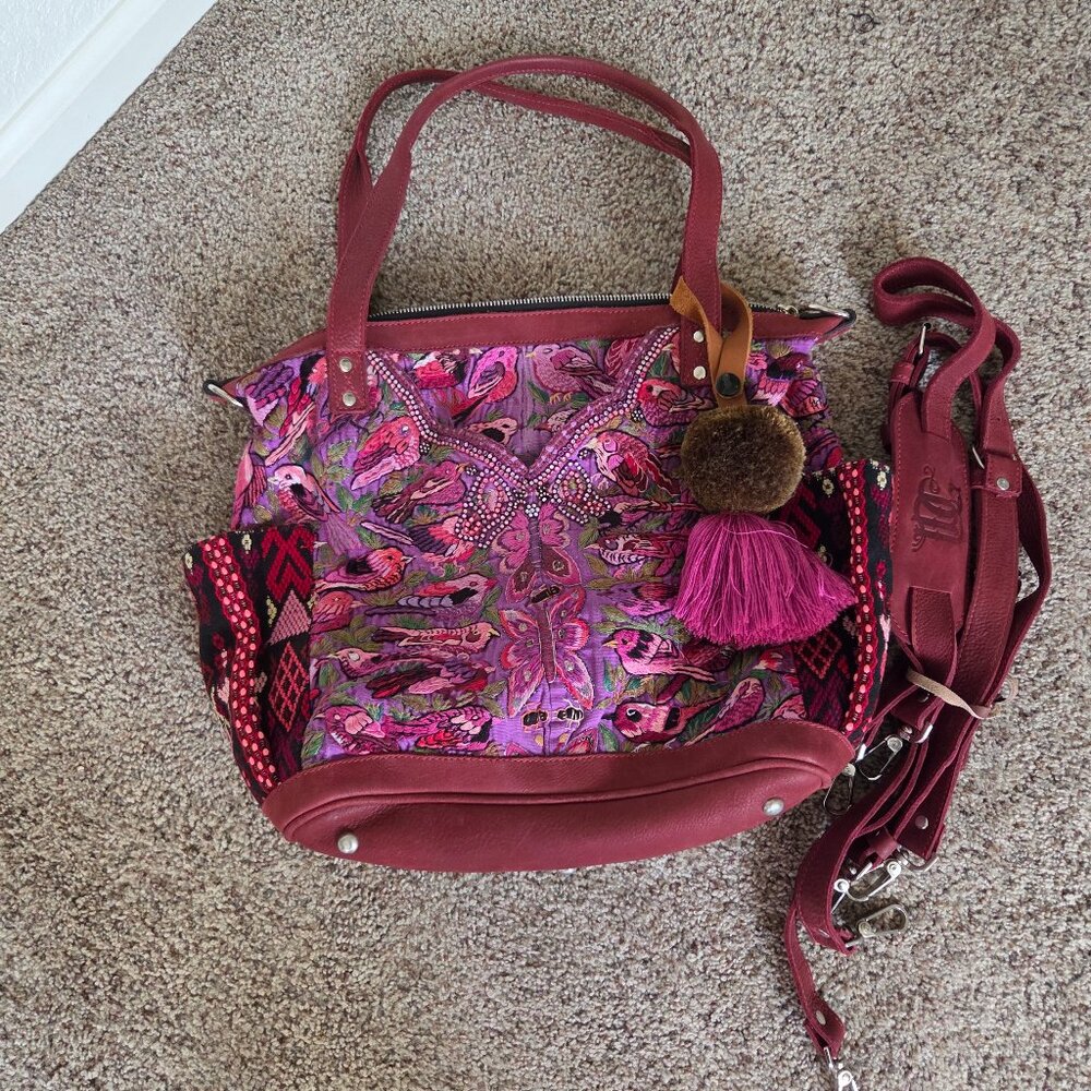 LG "Little Guatemala" Huipil Birds Tote Bag